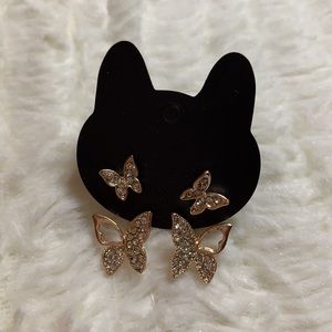 3 for 10 EARRINGS - dangling butterfly 🦋